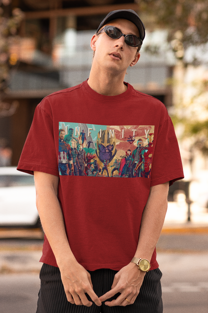 Infinity War Graphic Premium Oversized fit T-shirt (Unisex)