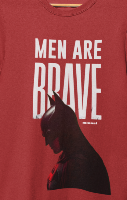 House Of Avatar Men Are Brave T-Shirt - Regular fit