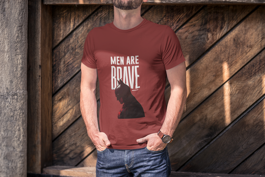 House Of Avatar Men Are Brave T-Shirt - Regular fit