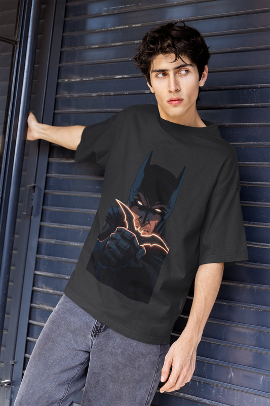 The Bat Logo Premium Oversized fit T-shirt (Unisex)