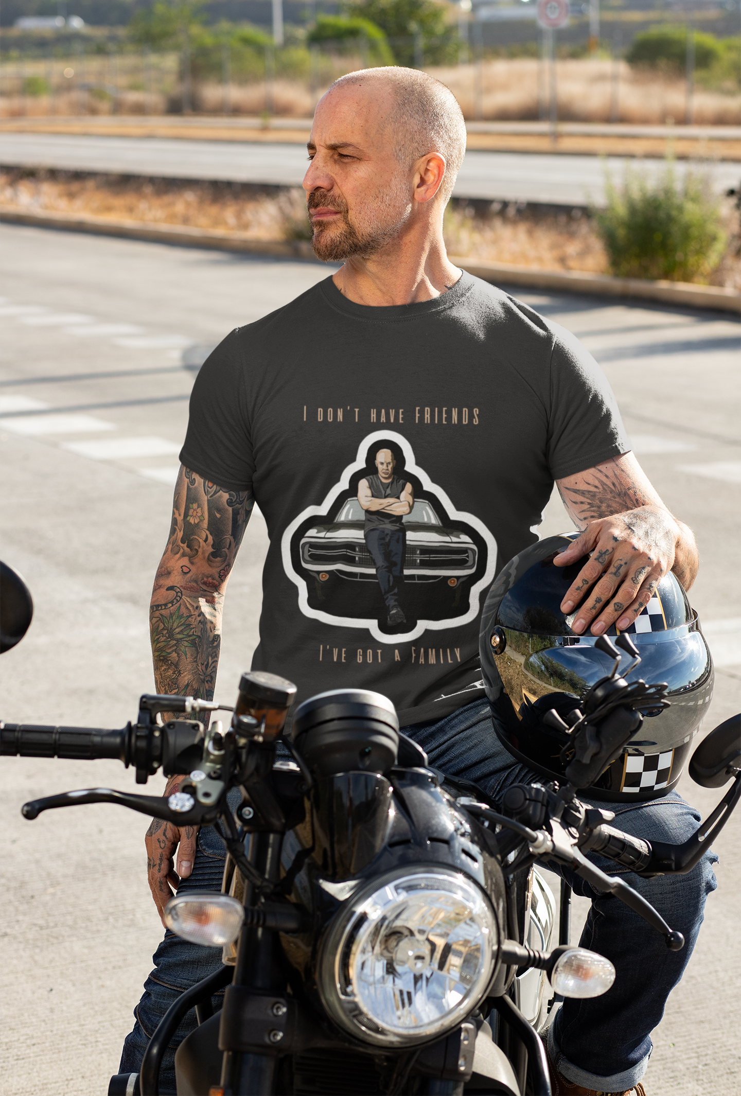 Dominic Toretto Graphic T-Shirt - Regular fit