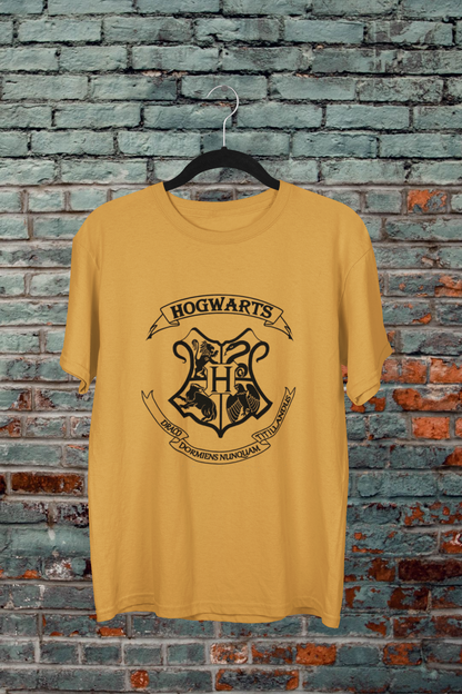 Hogwarts Black Logo T-Shirt - Regular fit