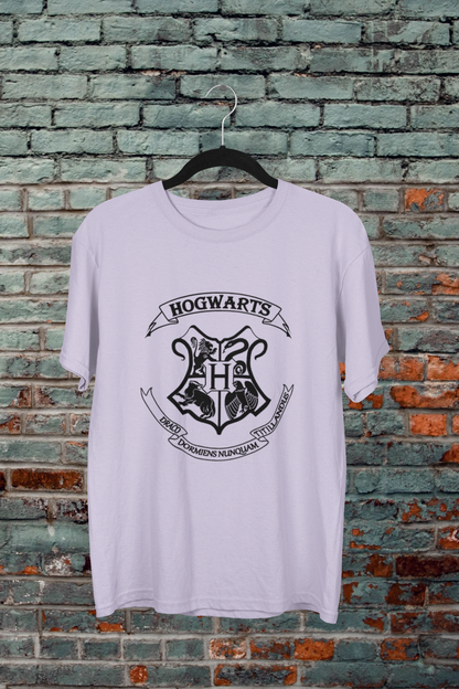 Hogwarts Black Logo T-Shirt - Regular fit