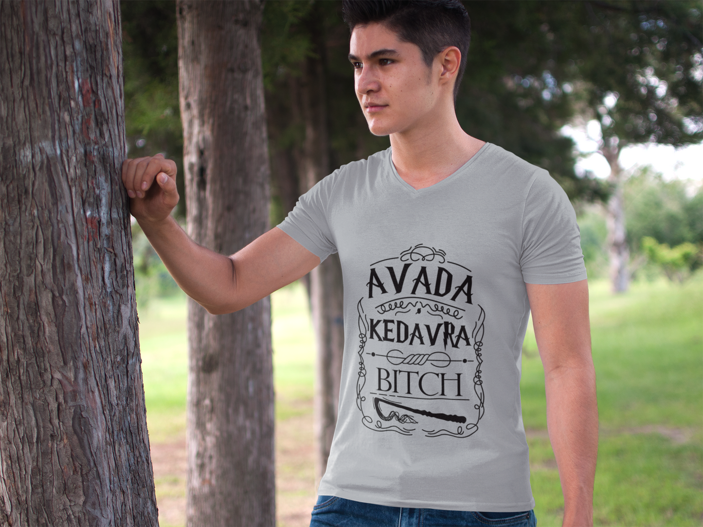 Avada Kedavra Bitch Funny T-Shirt - Regular fit