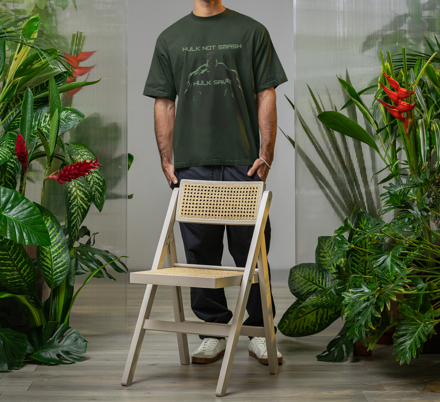 Hulk Save Premium Oversized fit T-shirt (Unisex)