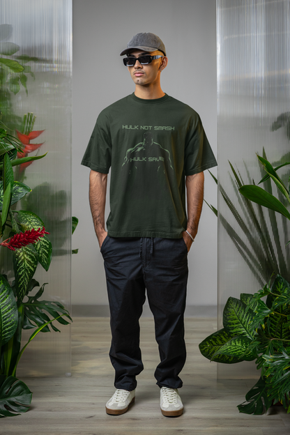 Hulk Save Premium Oversized fit T-shirt (Unisex)
