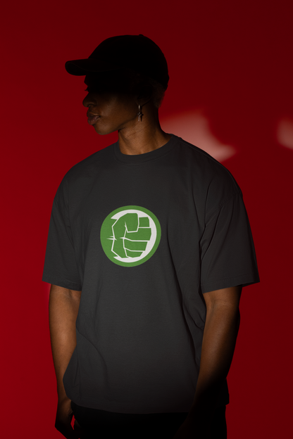 Hulk Punch Premium Oversized fit T-shirt (Unisex)