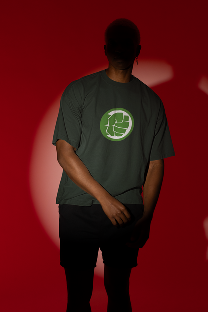 Hulk Punch Premium Oversized fit T-shirt (Unisex)