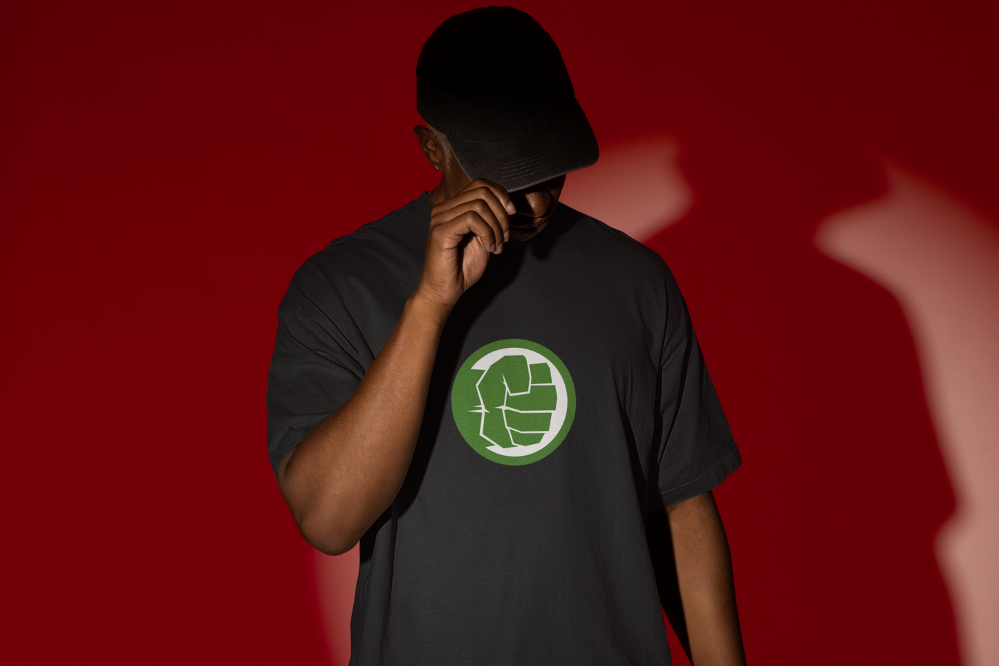 Hulk Punch Premium Oversized fit T-shirt (Unisex)