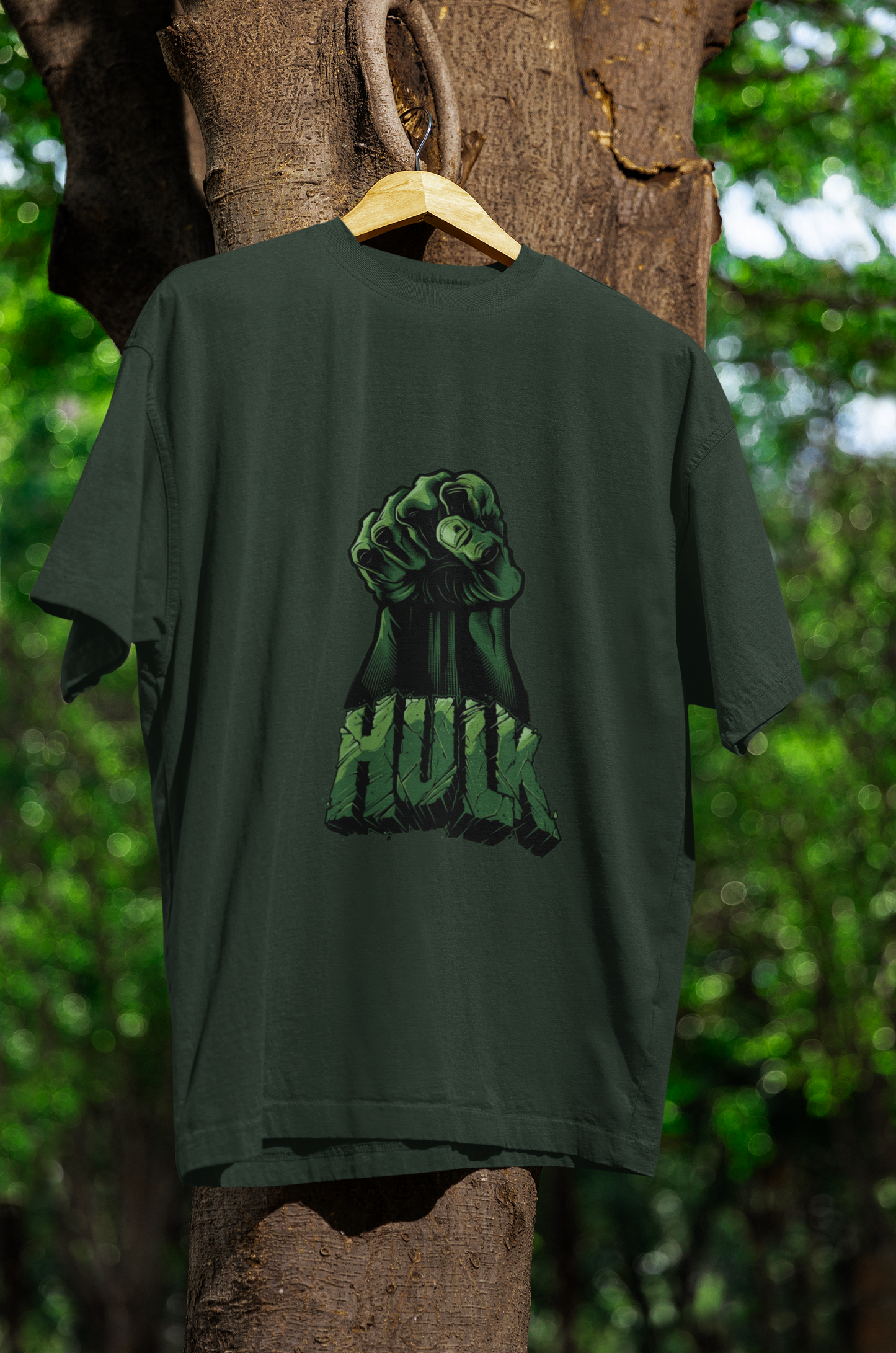 Hulk Power Punch Premium Oversized fit T-shirt (Unisex)