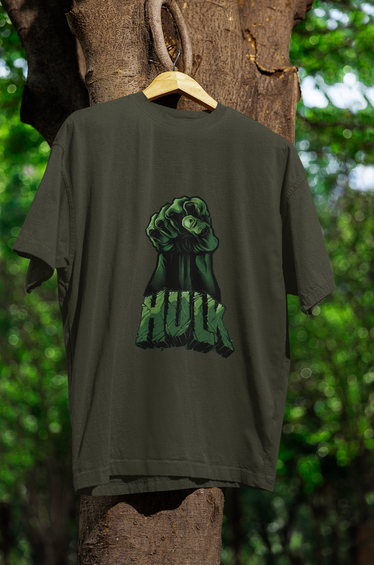Hulk Power Punch Premium Oversized fit T-shirt (Unisex)