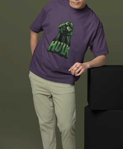 Hulk Power Punch Premium Oversized fit T-shirt (Unisex)