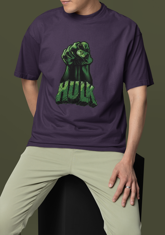Hulk Power Punch Premium Oversized fit T-shirt (Unisex)
