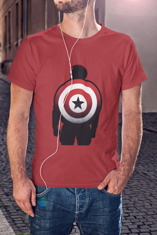 House Of Avatar Captain's Shield Printed T-Shirt - Regular fit