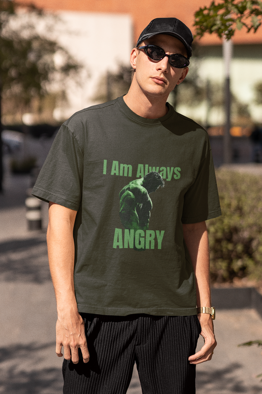 I Am Always Angry Premium Oversized fit T-shirt (Unisex)