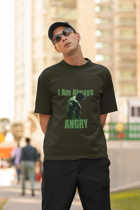 I Am Always Angry Premium Oversized fit T-shirt (Unisex)