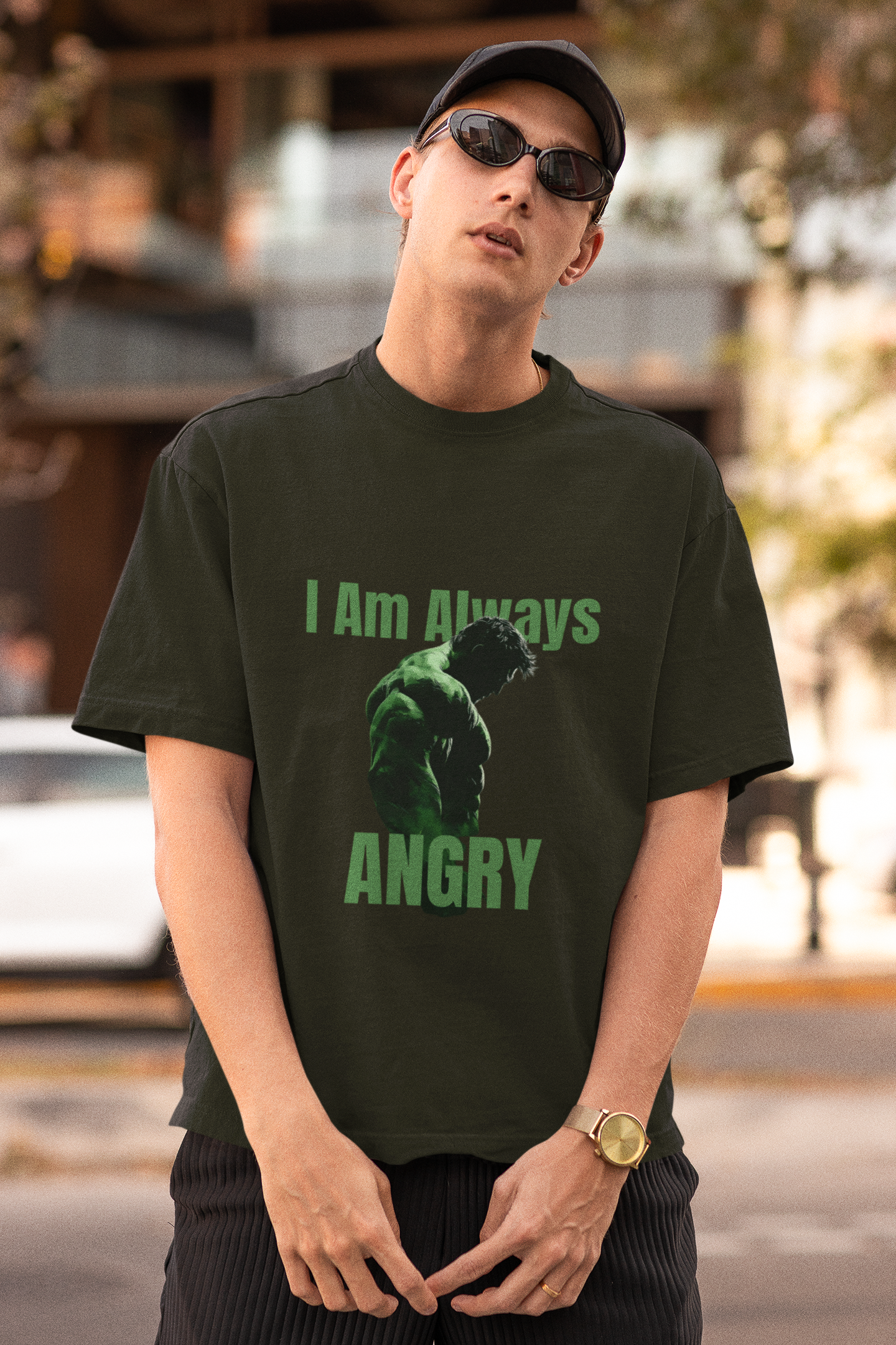 I Am Always Angry Premium Oversized fit T-shirt (Unisex)