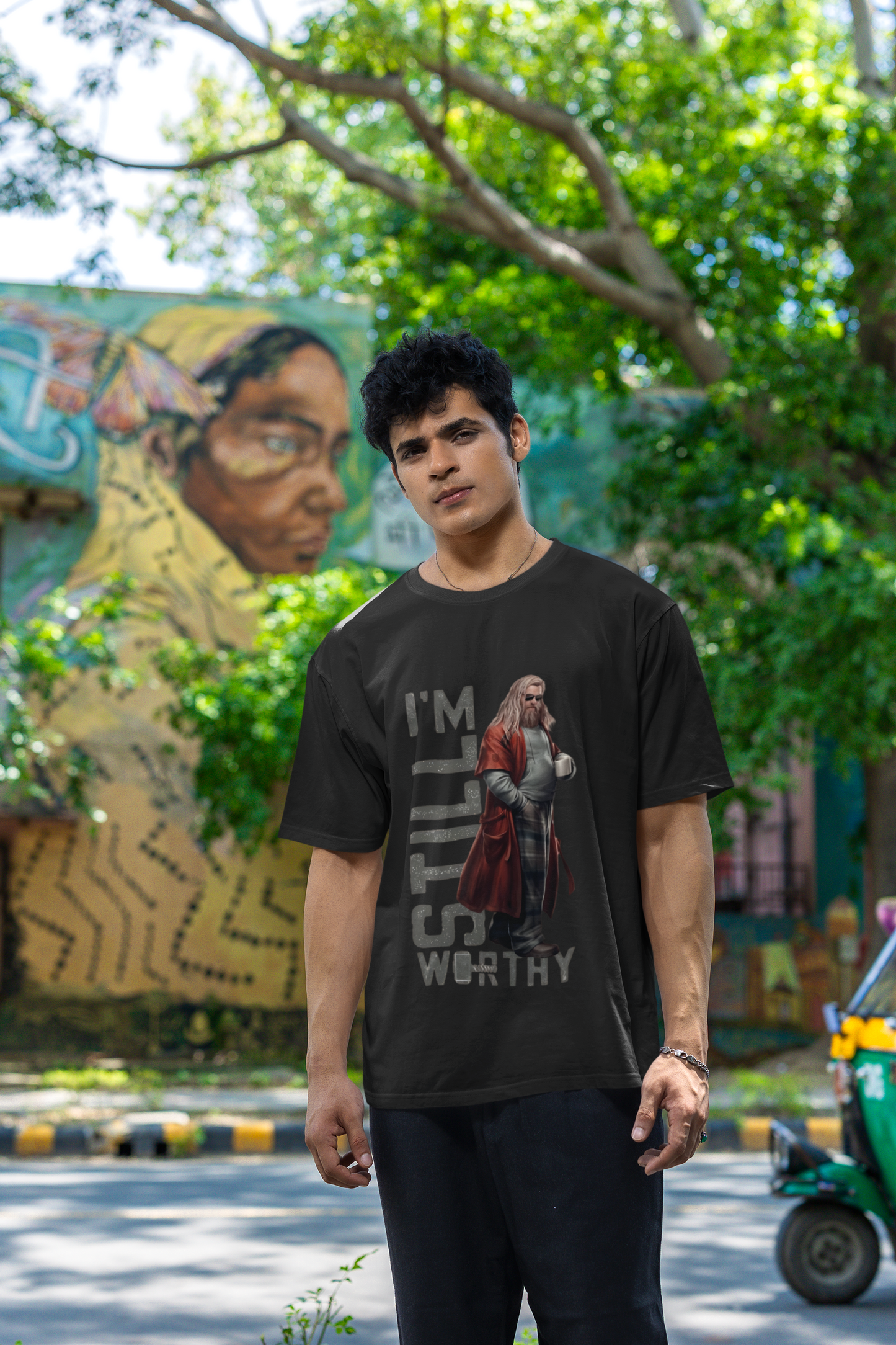 I Am Still Worthy Premium Oversized fit T-shirt (Unisex)