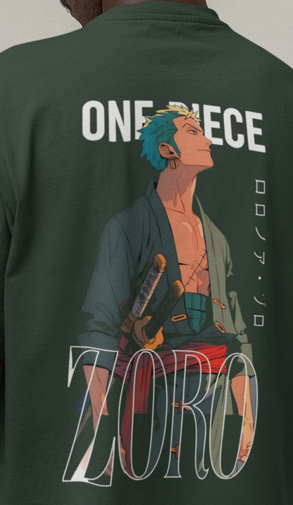 One Piece Zoro Graphic Oversized T-Shirt