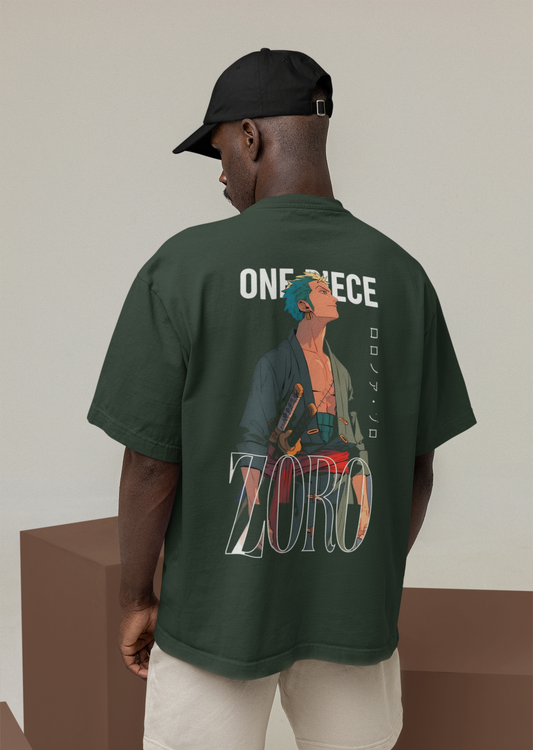 One Piece Zoro Graphic Oversized T-Shirt