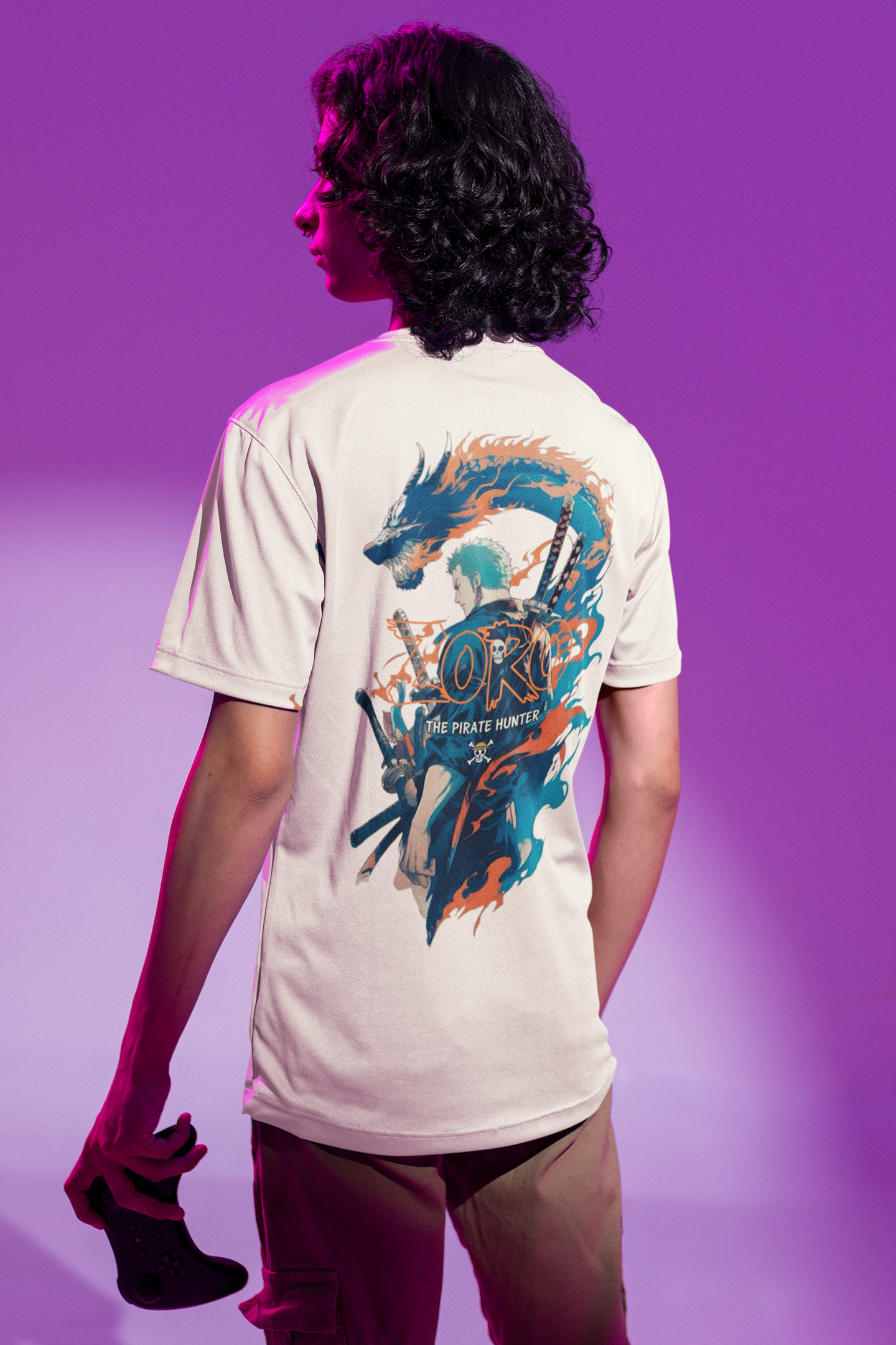 Zoro Tatsumaki Form Oversized T-Shirt