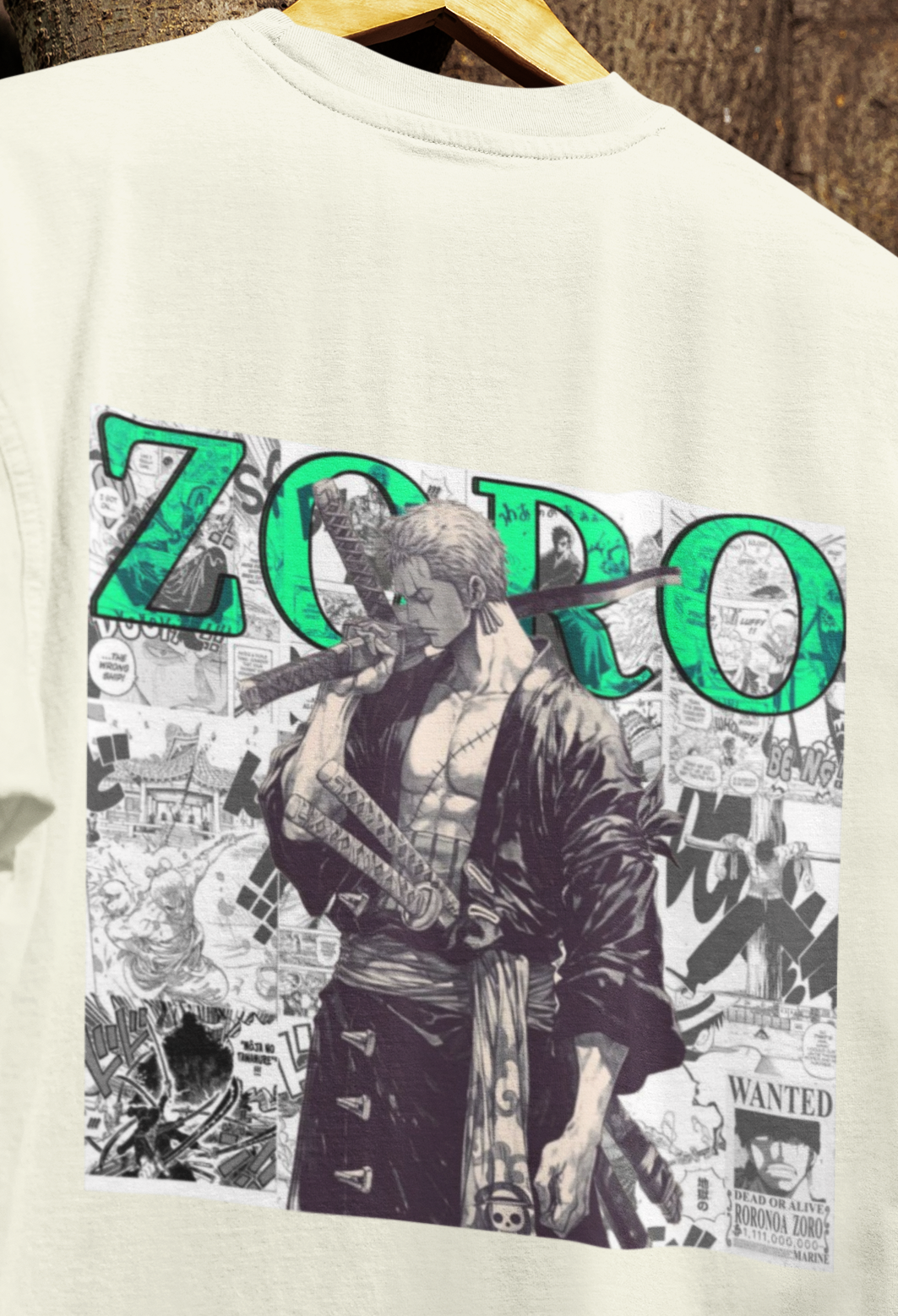 Roronoa Zoro Graphic Oversized T-Shirt - Unisex