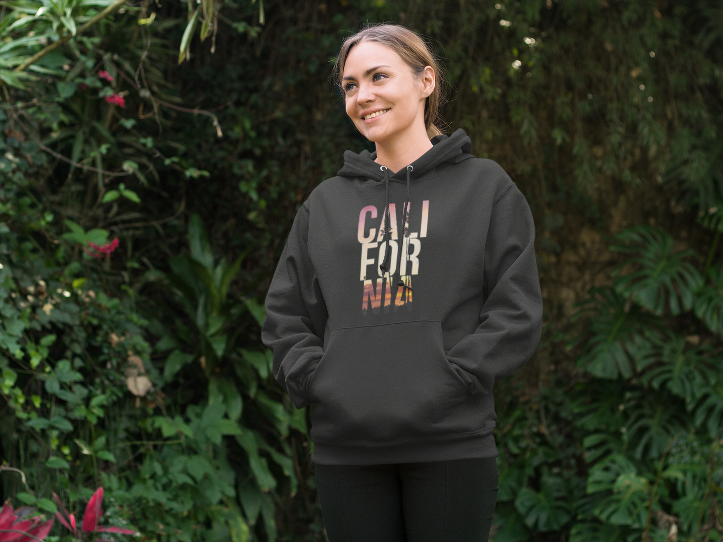 California Black Hoodie