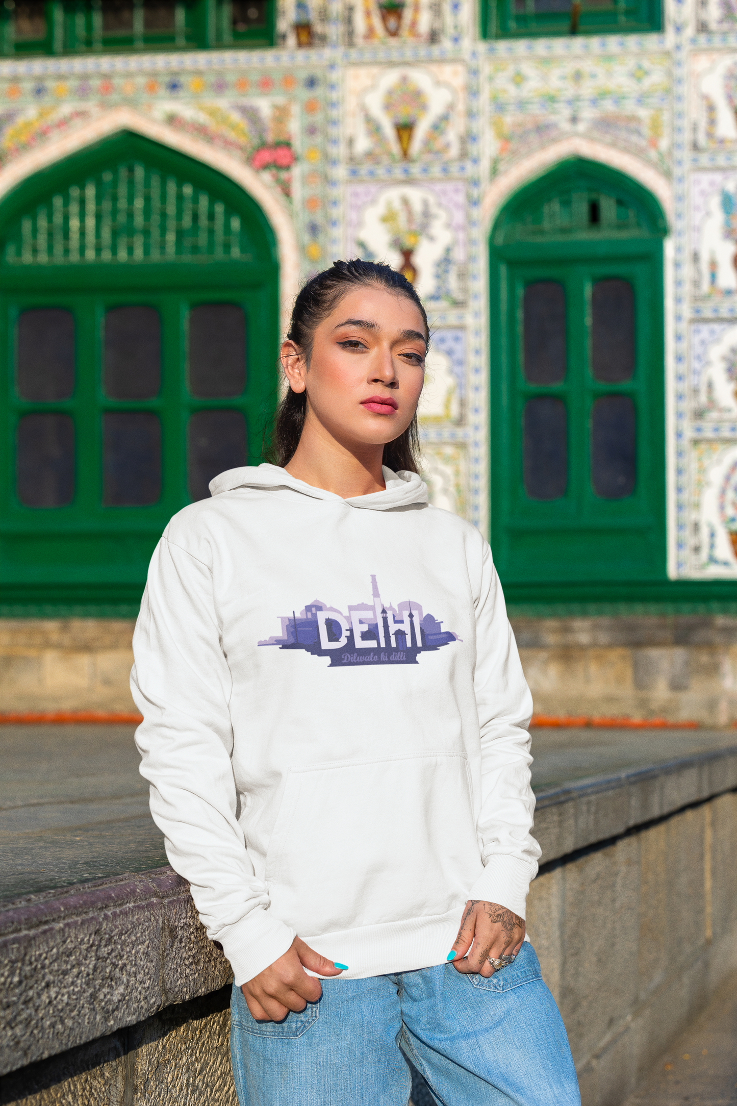 Delhi Graphic Hoodie - Unisex