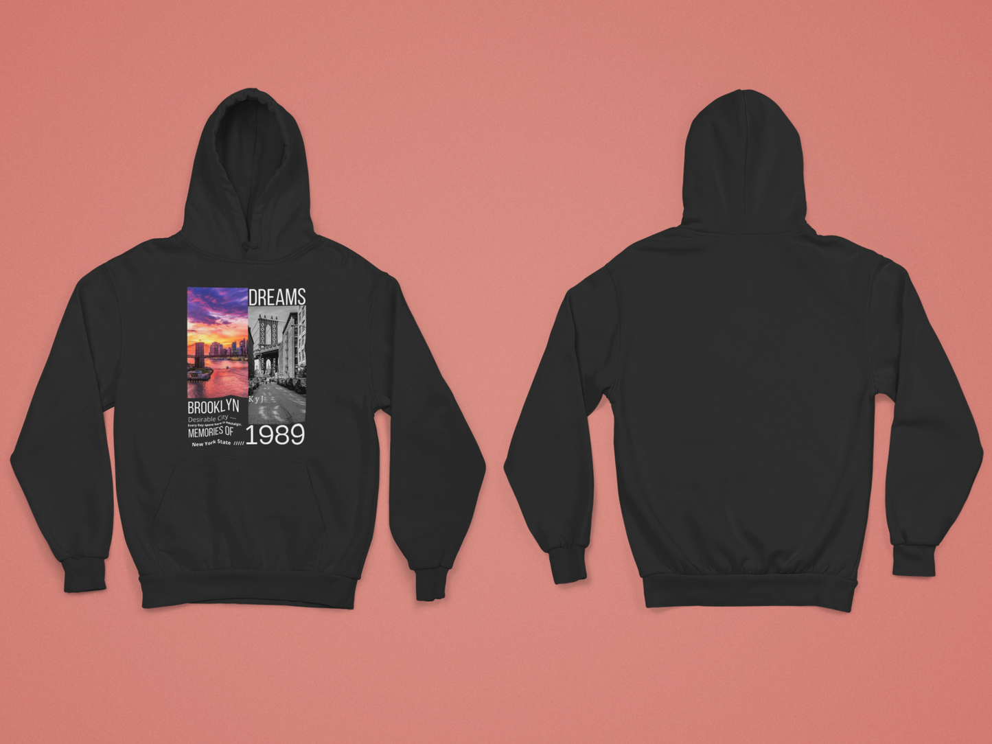Brooklyn 1989 Hoodie - Unisex