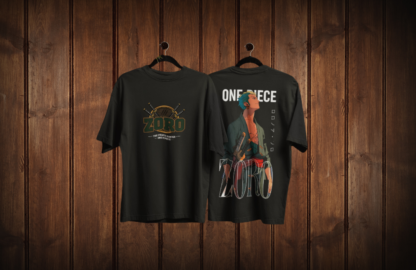 One Piece Zoro Graphic Oversized T-Shirt
