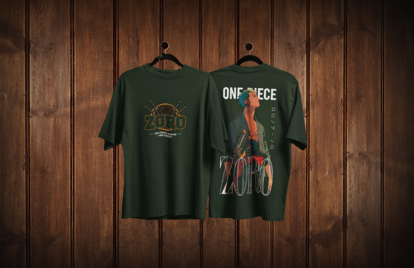 One Piece Zoro Graphic Oversized T-Shirt
