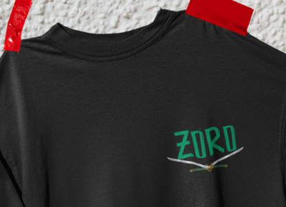 Roronoa Zoro Black Oversized T-Shirt - Unisex