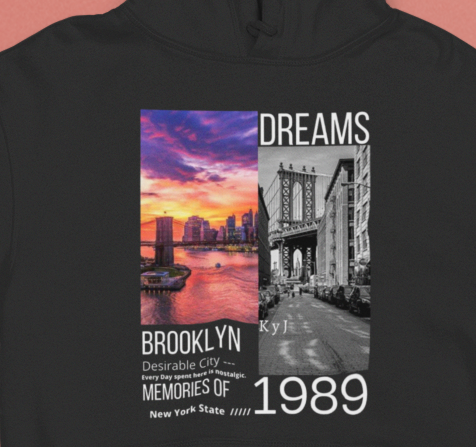 Brooklyn 1989 Hoodie - Unisex
