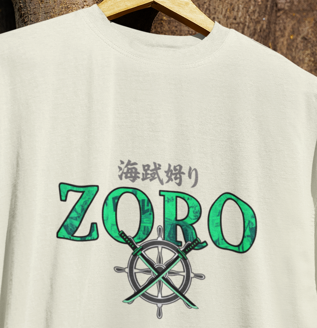 Roronoa Zoro Graphic Oversized T-Shirt - Unisex