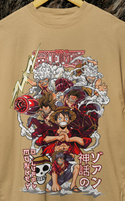 Monkey D Luffy Graphic Oversized T-Shirt
