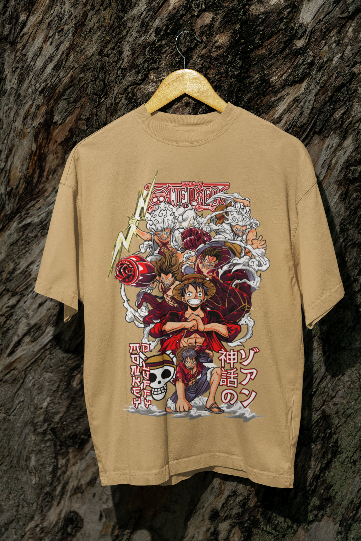 Monkey D Luffy Graphic Oversized T-Shirt