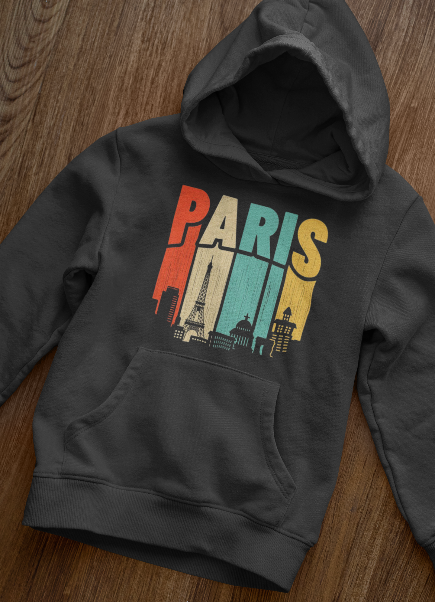 Paris Graphic Pullover Hoodie - Unisex