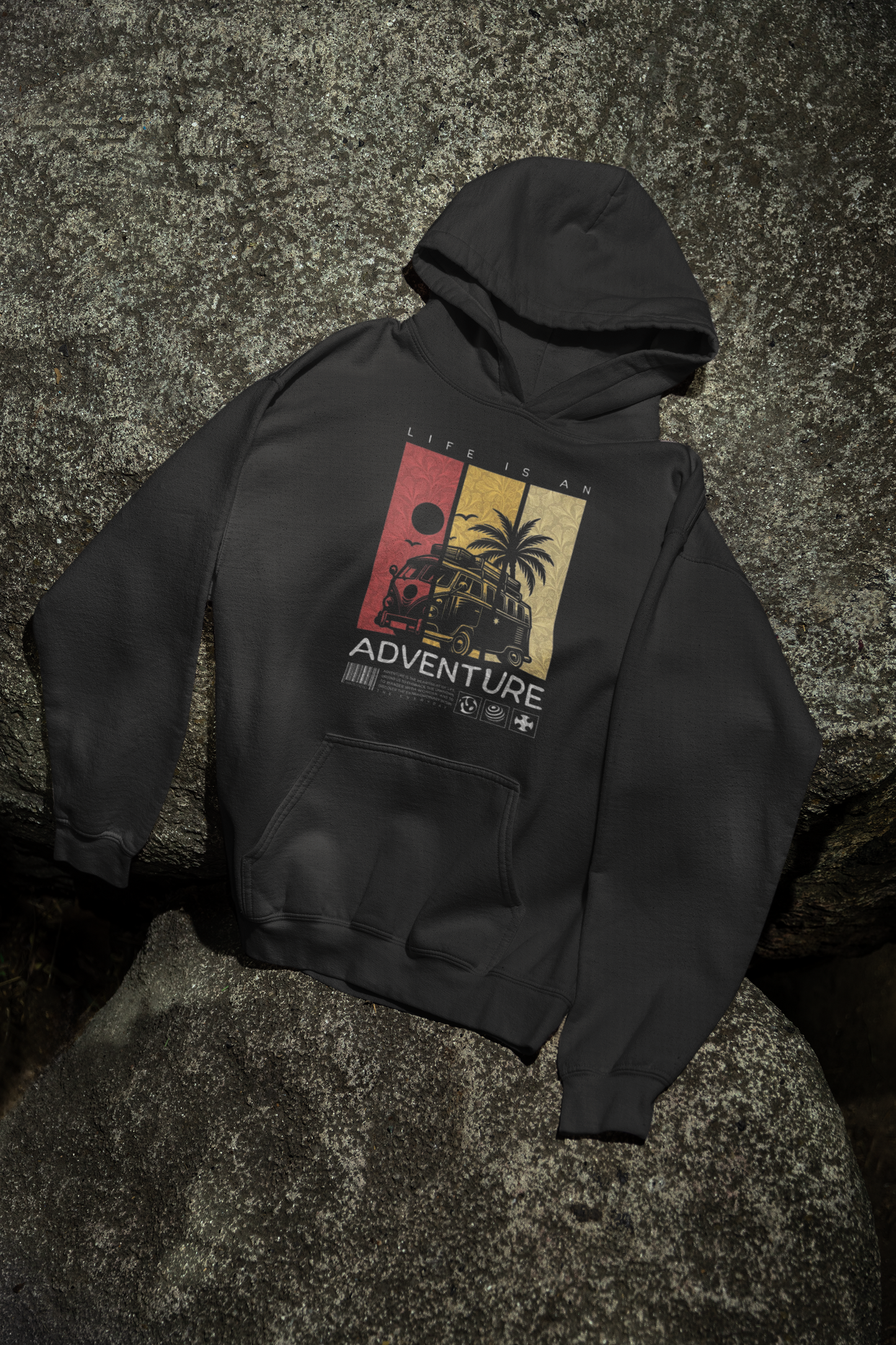 Travel Graphic Pullover Hoodie - Unisex