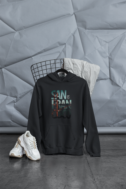 San Fran Cisco Black Hoodie - Unisex