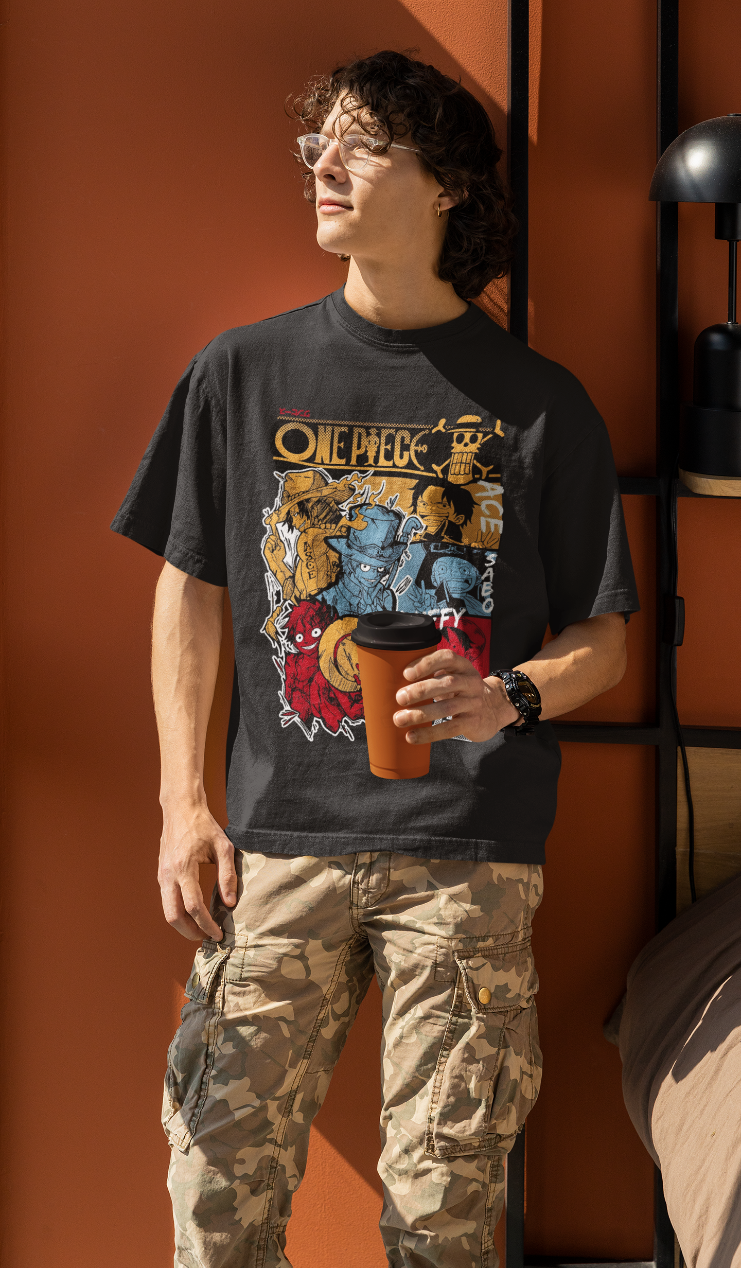 One Piece Graphic Oversized T-Shirt