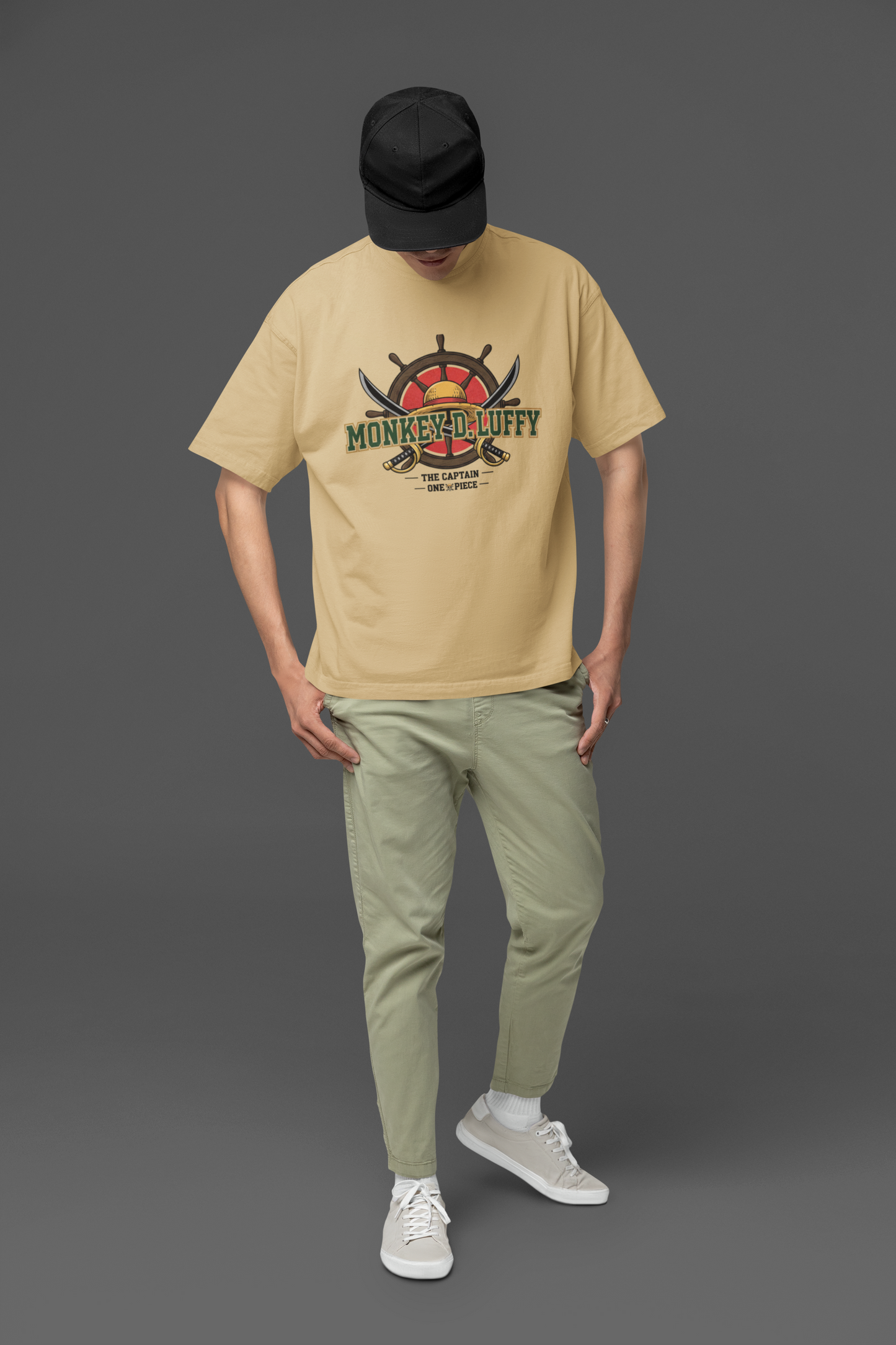 Monkey D. Luffy - The Captain Oversized T-Shirt - Unisex