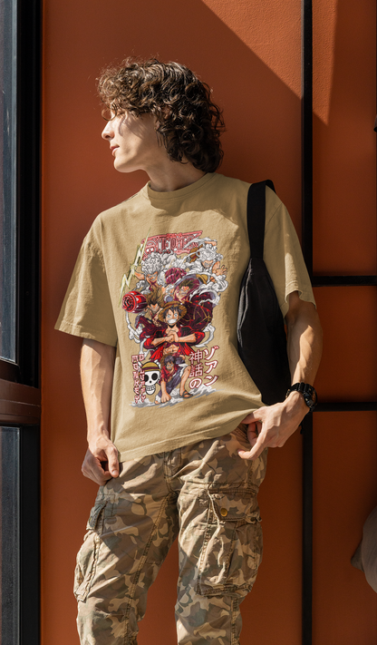 Monkey D Luffy Graphic Oversized T-Shirt