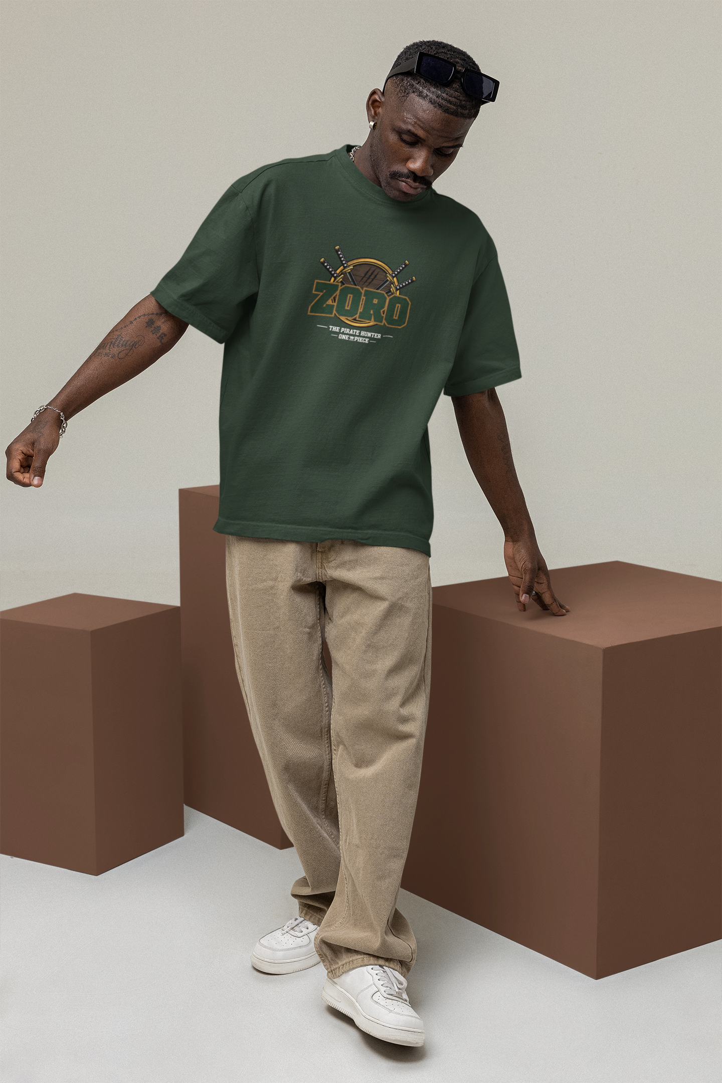 One Piece Zoro Graphic Oversized T-Shirt