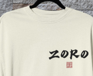 One Piece Zoro Oversized T-Shirt - Unisex