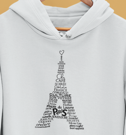 Paris Eiffel Tower Hoodie - Unisex