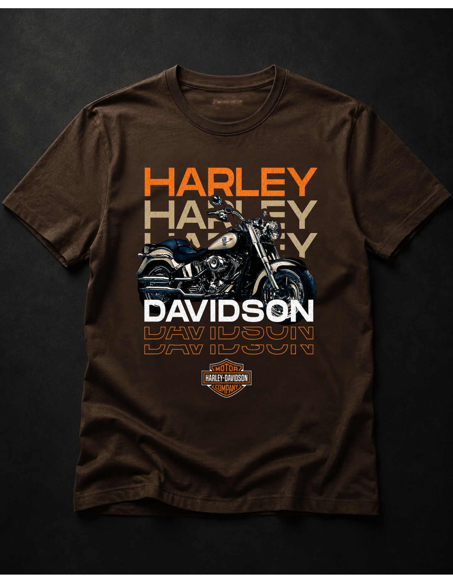 HD MOTOR CYCLES BIKER TSHIRT