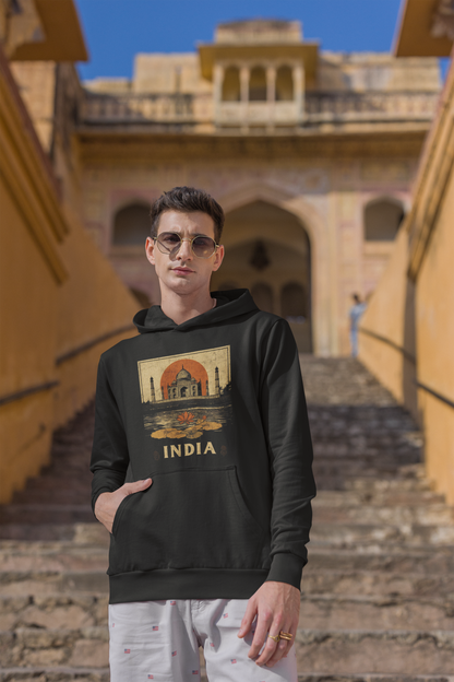 Taj Mahal India Graphic Hoodie - Unisex