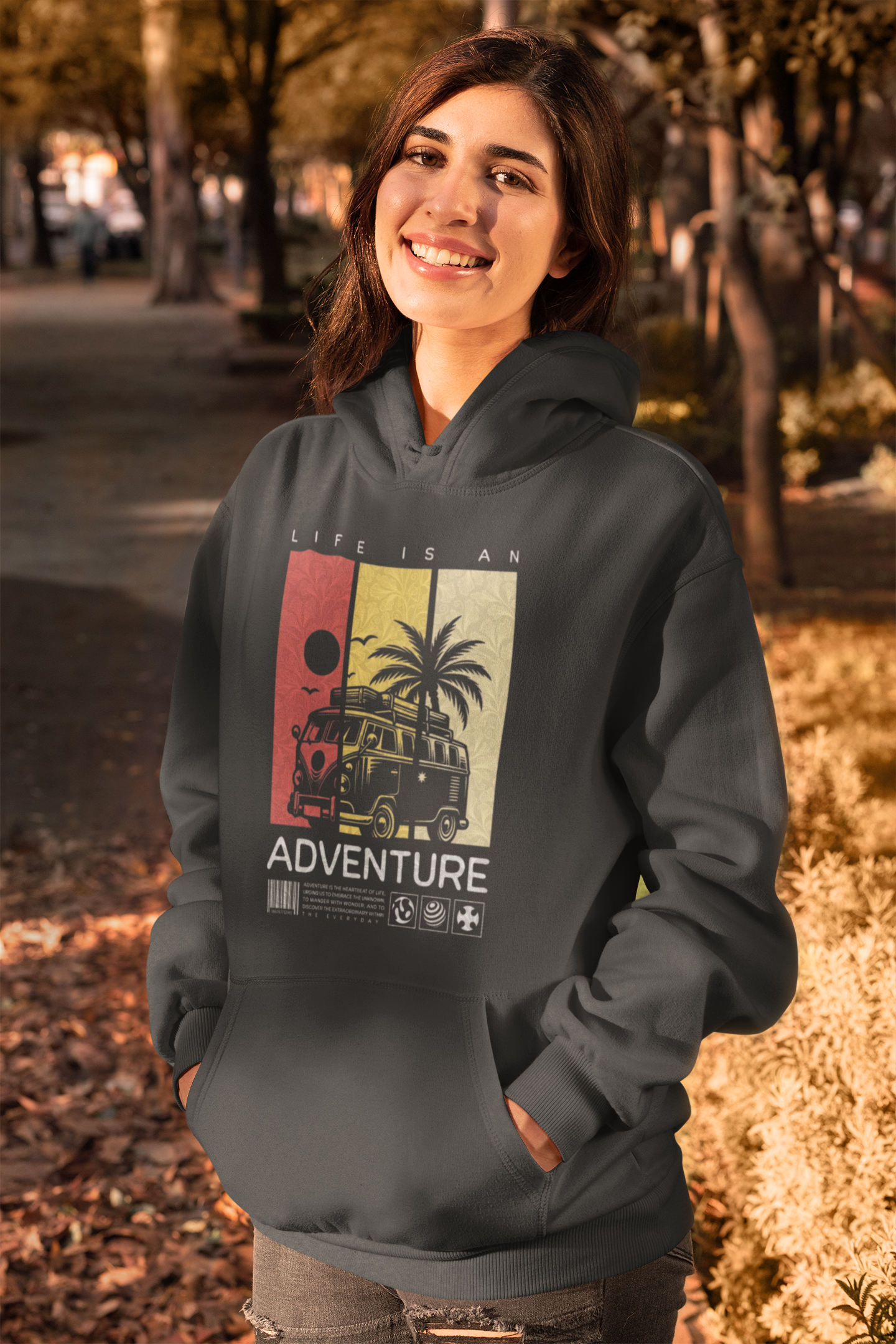 Travel Graphic Pullover Hoodie - Unisex