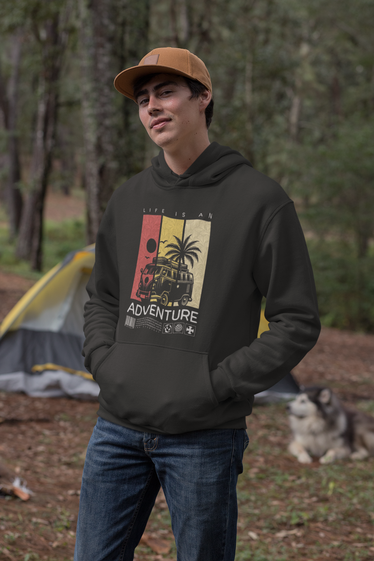 Travel Graphic Pullover Hoodie - Unisex