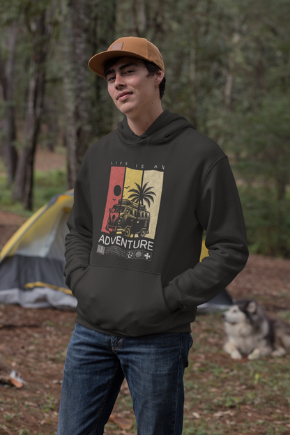 Travel Graphic Pullover Hoodie - Unisex